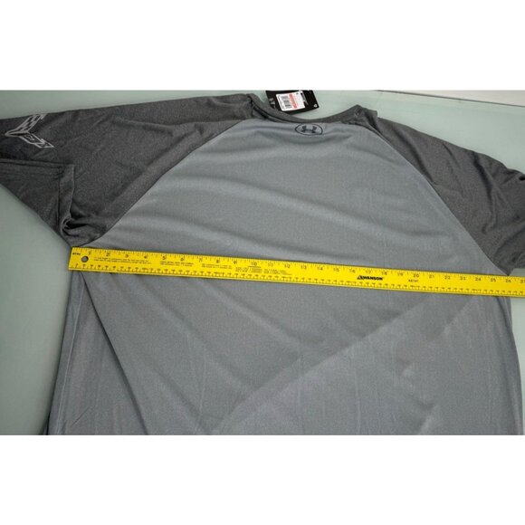 Under Armour Chevy Corvette Racing Men Performance Shirt 3XL XXXL Heather Gray - Picture 9 of 9